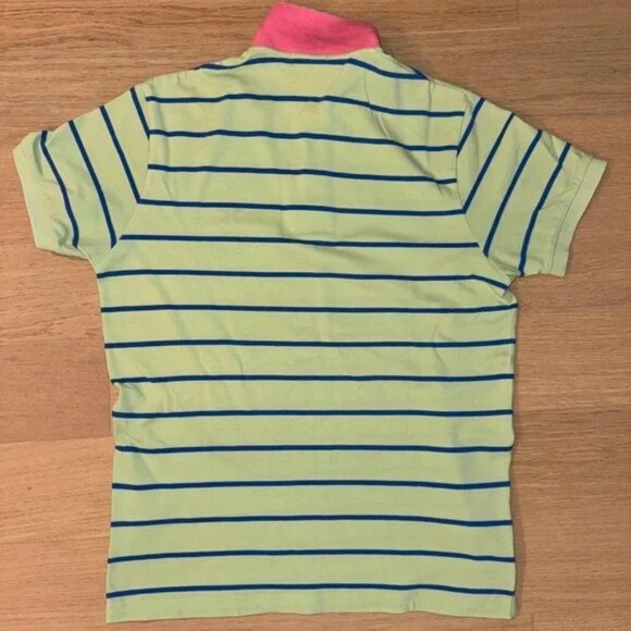 GANT Vintage Men’s Polo Green with Pink Details Size M - Picture 6 of 7